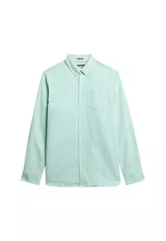 Рубашка обычного кроя на пуговицах Superdry, зеленый