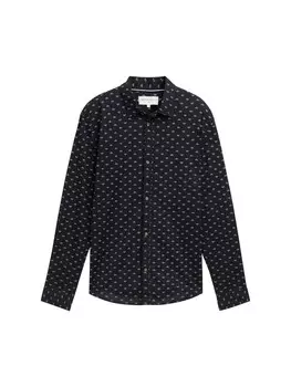 Рубашка обычного кроя на пуговицах TOM TAILOR DENIM, черный