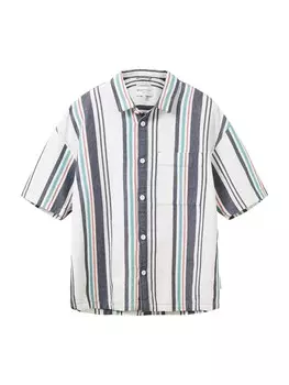 Рубашка обычного кроя на пуговицах TOM TAILOR DENIM, белый