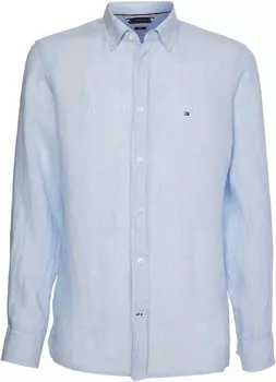 Рубашка обычного кроя на пуговицах TOMMY HILFIGER, цвет Night blue/mottled blue