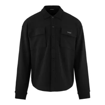 Рубашка обычного кроя на пуговицах trueprodigy Wyatt, черный