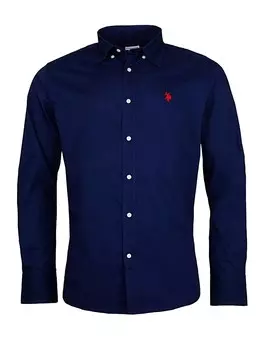 Рубашка обычного кроя на пуговицах U.S. POLO ASSN., темно-синий