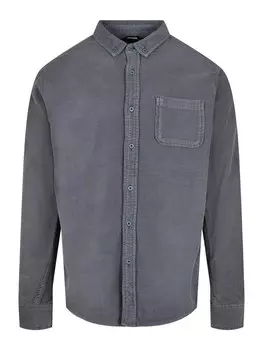 Рубашка обычного кроя на пуговицах Urban Classics, темно-синий