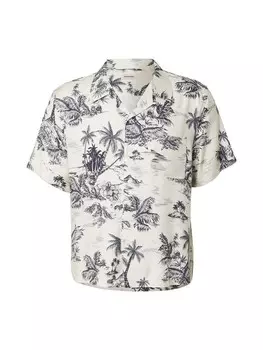 Рубашка обычного кроя на пуговицах Zadig & Voltaire SLONY, белый