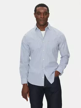 Рубашка обычного кроя Poplin Stripe L/S Shirt K10K114445 Calvin Klein, синий
