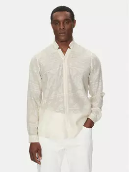 Рубашка обычного кроя QA5271 T4361 Liu Jo, бежевый