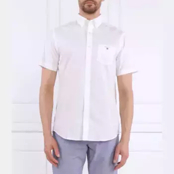 Рубашка обычного кроя Reg из сукна SS BD Gant, белый