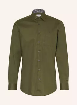 Рубашка обычного кроя Seidensticker, хаки