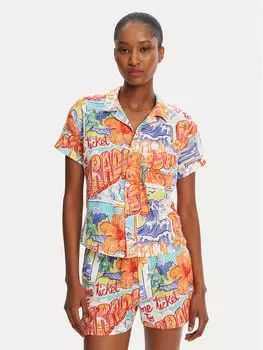 Рубашка обычного кроя Sienna Aquafies MKA10 Banana Moon, мультиколор