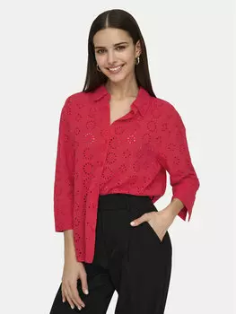 Рубашка обычного кроя Tallie 15292179 Jdy, красный
