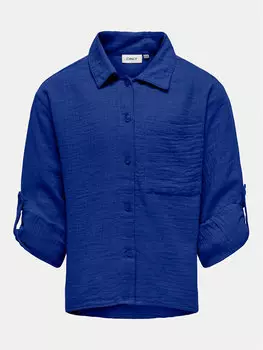 Рубашка обычного кроя Thyra 15325764 Kids Only, синий