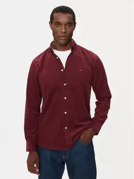 Рубашка обычного кроя Tommy Hilfiger, красный