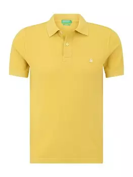 Рубашка обычного кроя UNITED COLORS OF BENETTON, цвет Dark yellow
