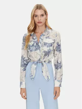 Рубашка обычного кроя W5GH03 WH4K2 Guess, белый