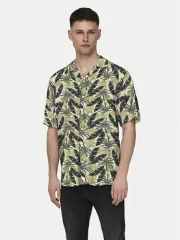 Рубашка обычного кроя Wayne 22028616 Only & Sons, зеленый