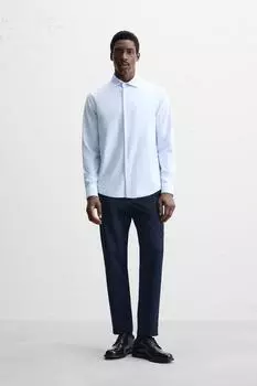 Рубашка обычного покроя ZARA, цвет Stripes