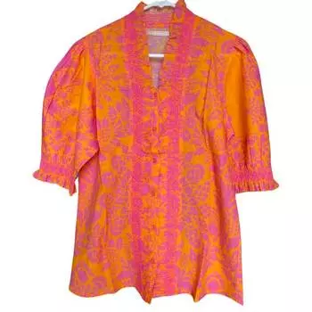 Рубашка Ocean в цвете ананас LOLA AUSTRALIA, цвет pineapple