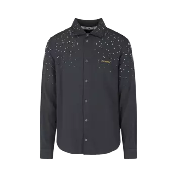 Рубашка Off-White Holiday Strass 'Grey', серый