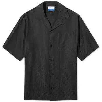 Рубашка Off-White Silk Logo Vacation, черный