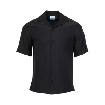 Рубашка Off-White Textured Jacquard 'Black', черный