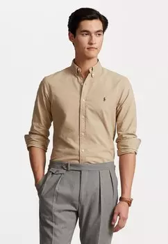 Рубашка ОКСФОРДСКАЯ РУБАШКА SLIM FIT-DYED GARMENT-DYED Polo Ralph Lauren, темно-коричневый