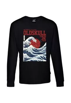 Рубашка Oldskull Asian Big W, черный