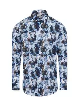 Рубашка OLYMP , цвет blau mehrfarbig