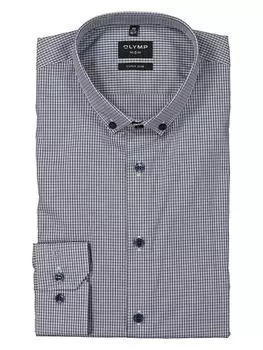 Рубашка OLYMP, цвет dunkelblau/wei