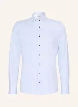 Рубашка OLYMP JerseyLevel Five 24/Seven body fit, светло-синий