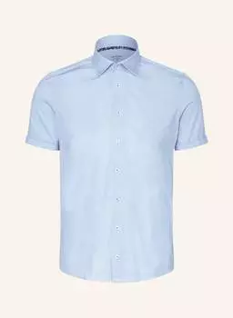 Рубашка OLYMP Kurzarm-Level Five 24/Seven body fit, светло-синий