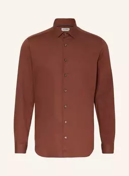 Рубашка OLYMP Level Five body fit, коричневый