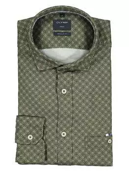 Рубашка OLYMP, оливковый