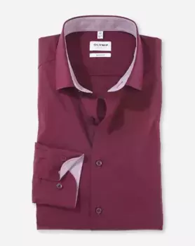 Рубашка OLYMP с длинными рукавами "Level Five Body Fit", цвет Granat