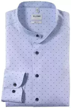 Рубашка OLYMP с длинными рукавами "Level Five Body Fit", синий