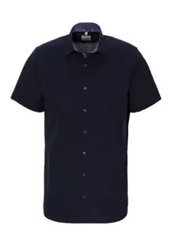 Рубашка OLYMP с короткими рукавами "Level Five Body Fit", цвет Kobalt