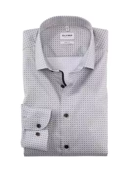 Рубашка OLYMP, серо-коричневый