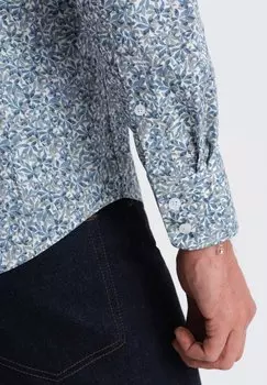 Рубашка Ombre, серо-синяя