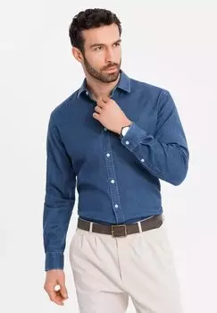 Рубашка Ombre, темно-синий