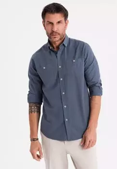 Рубашка Ombre, темно-синий