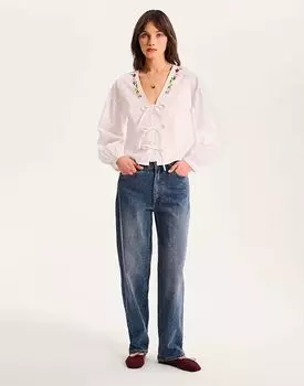 Рубашка Omnes Annaka белого цвета