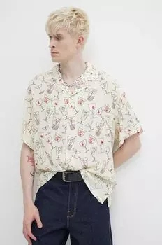 Рубашка On Vacation, бежевый