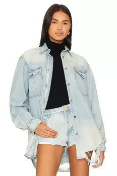 Рубашка One Teaspoon Everyday Denim, цвет Kansas Blue