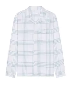 Рубашка onia Flannel Overshirt, белый