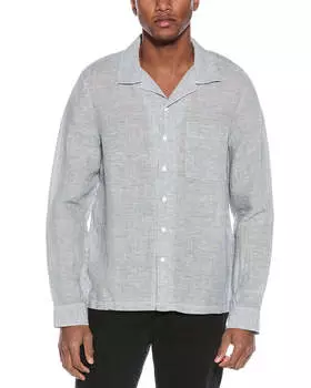 Рубашка Onia из льняной смеси для похода, синий