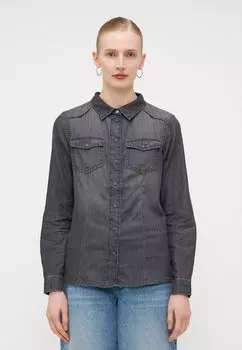 Рубашка ONLALEXA SHIRT ONLY Tall, деним серый