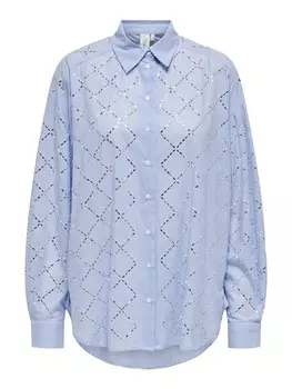 Рубашка ONLY Blouse ONLJulie, пыльно-голубой