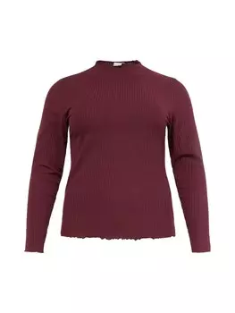 Рубашка ONLY Carmakoma ALLY, бургундия