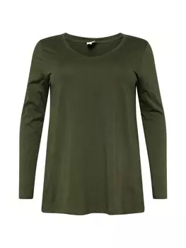 Рубашка ONLY Carmakoma Bonnie, темно-зеленый