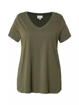 Рубашка ONLY Carmakoma CARBONNIE, оливковый