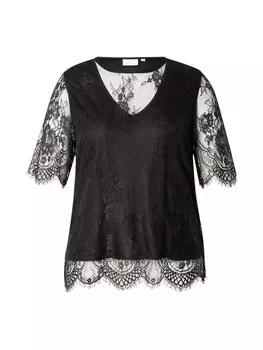 Рубашка ONLY Carmakoma CAREverlyn, черный